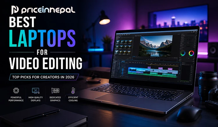 Best Laptops for Video Editing in Nepal 2026 — For Beginners & Entrepreneurs